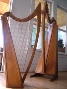 Two Musicmakers Harps